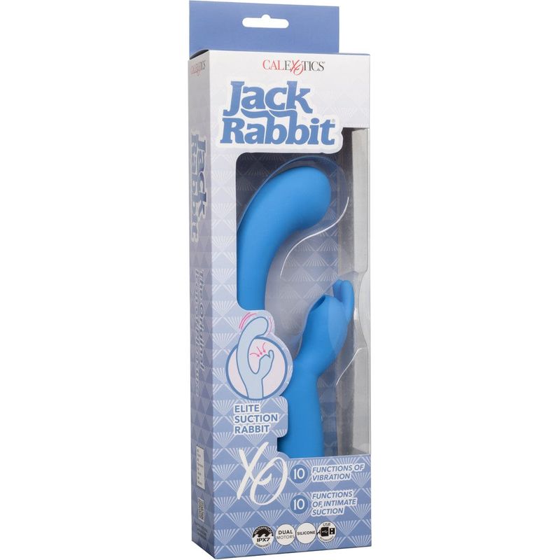 Vibrateur à Succion - CalExotics - Jack Rabbit Elite Suction Rabbit CalExotics Sensations plus