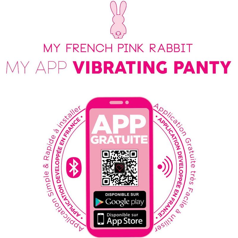 Vibrateur à Succion - Clara Morgane - My APP Vibrating Panty Clara Morgane Sensations plus