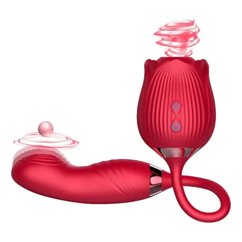 Vibrateur à Succion et Mouvement  -  Secwell - Le Roméo Flower Finger Secwell Sensations plus