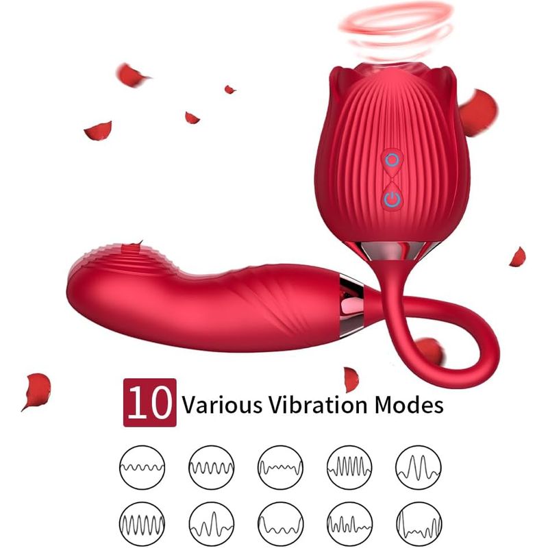 Vibrateur à Succion et Mouvement  -  Secwell - Le Roméo Flower Finger Secwell Sensations plus