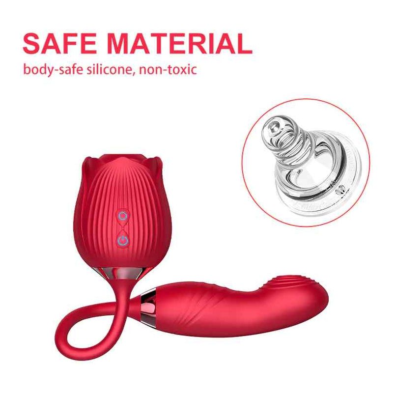 Vibrateur à Succion et Mouvement  -  Secwell - Le Roméo Flower Finger Secwell Sensations plus