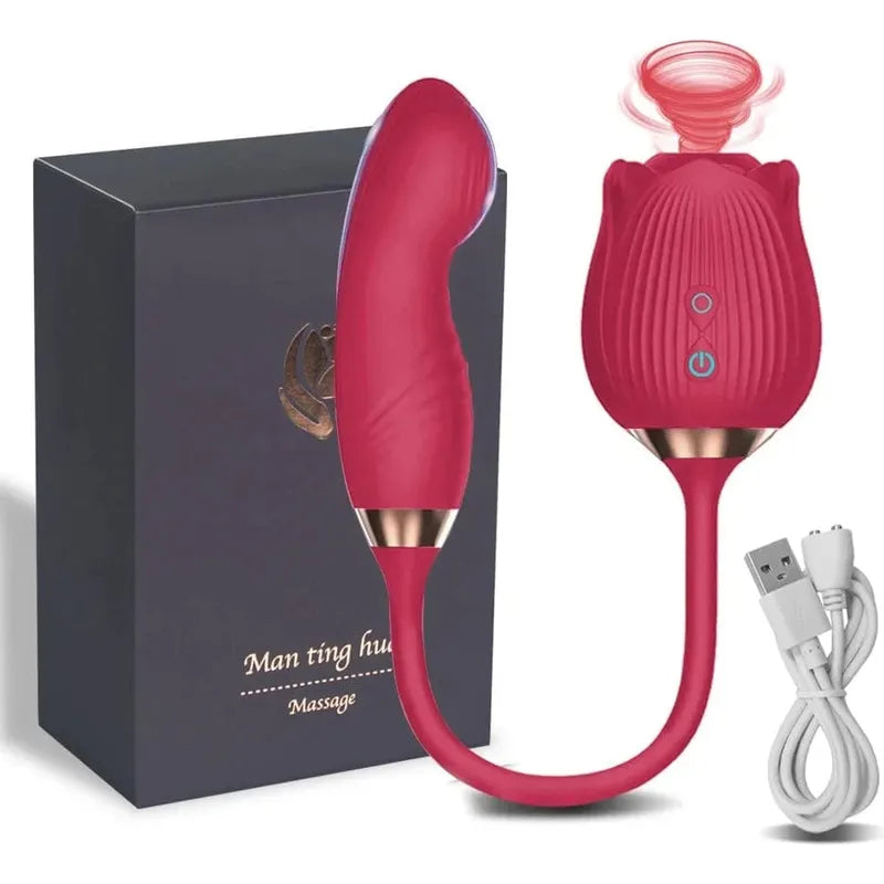 Vibrateur à Succion et Mouvement  -  Secwell - Le Roméo Flower Finger Secwell Sensations plus