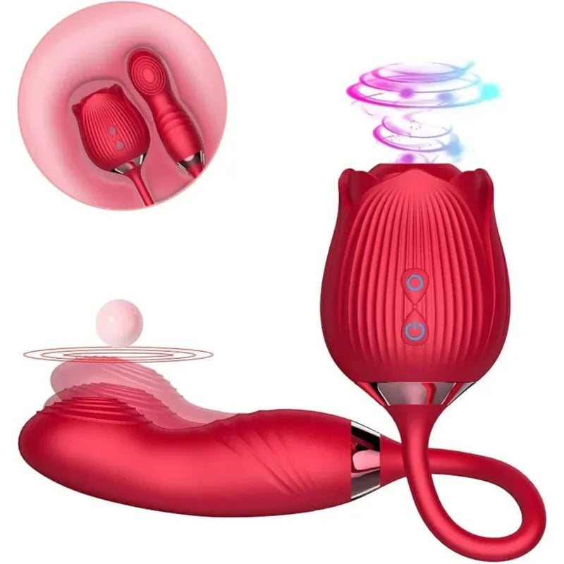 Vibrateur à Succion et Mouvement  -  Secwell - Le Roméo Flower Finger Secwell Sensations plus