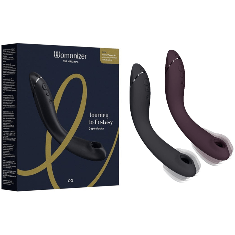 Vibrateur à Succion et Point G - Womanizer - OG point G Womanizer Sensations plus