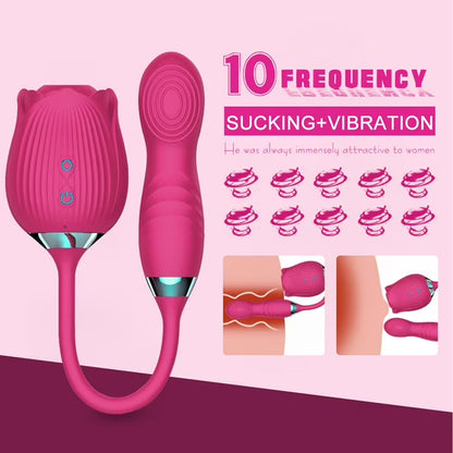 Vibrateur à Succion & Mouvement - Roméo Flower | Osez-Vous Osez-Vous Sensations plus