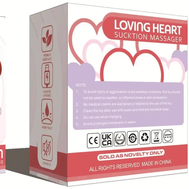 Vibrateur à succion - Secwell - Loving Heart Clitoral Sucker Secwell Sensations plus