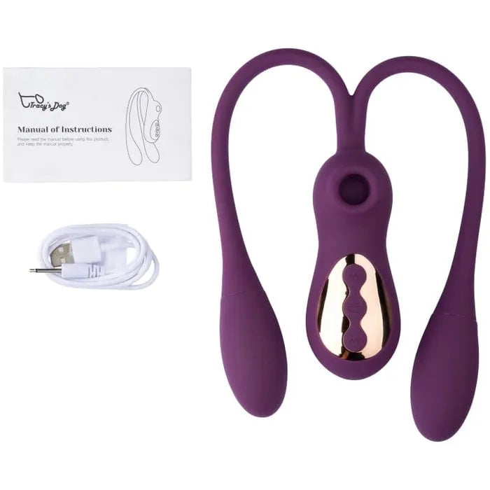 Vibrateur a Succion - Tracy’s Dog - Pamela Sucking Vibrator with Dual Vibe Stacy's Dog Sensations plus