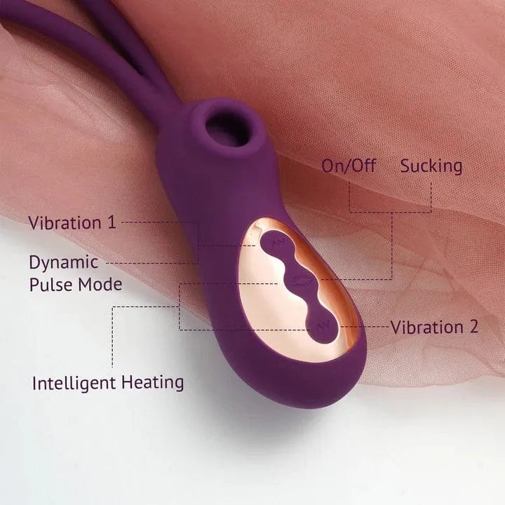 Vibrateur a Succion - Tracy’s Dog - Pamela Sucking Vibrator with Dual Vibe Stacy's Dog Sensations plus