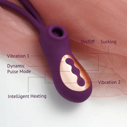 Vibrateur a Succion - Tracy’s Dog - Pamela Sucking Vibrator with Dual Vibe Stacy's Dog Sensations plus