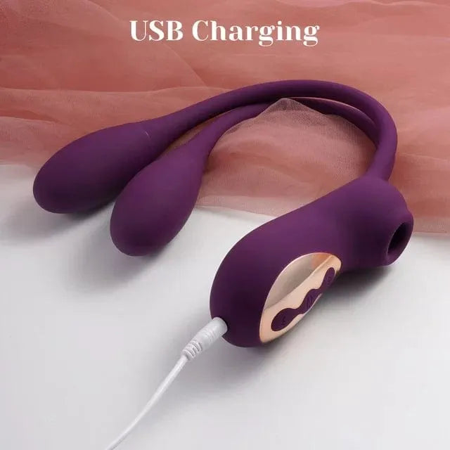Vibrateur a Succion - Tracy’s Dog - Pamela Sucking Vibrator with Dual Vibe Stacy's Dog Sensations plus