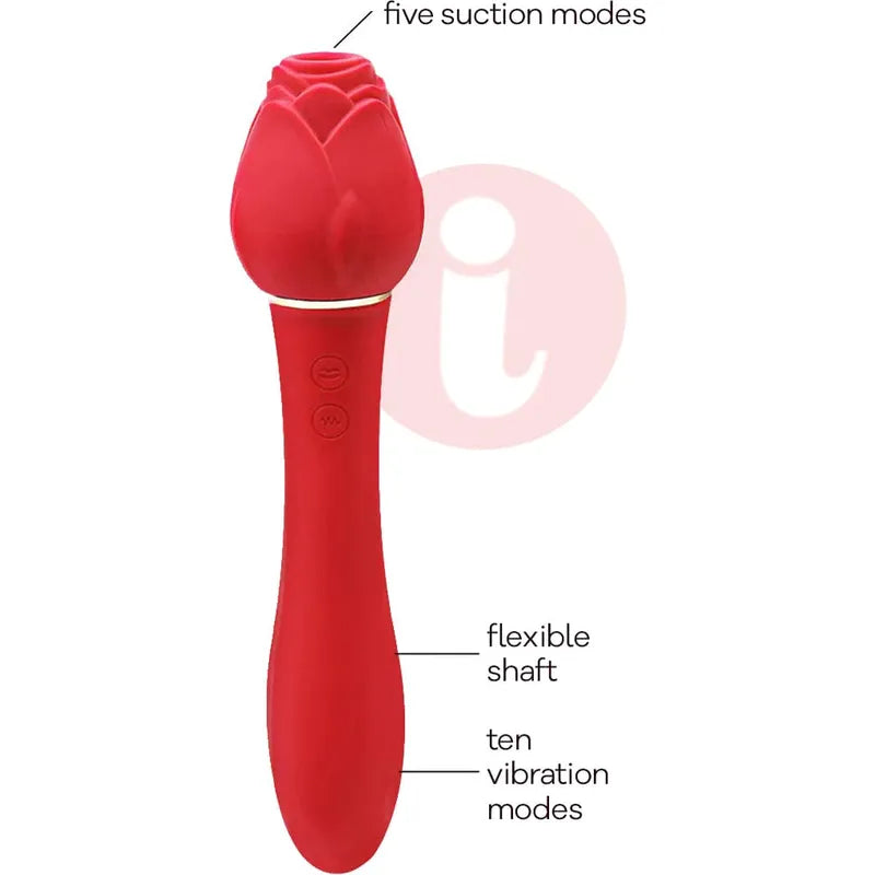 Vibrateur à Succion - Wild Rose - Suction Rose Icon brands Sensations plus