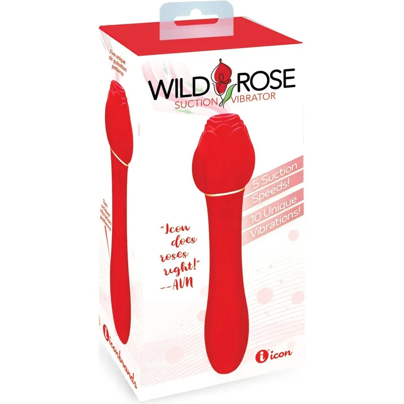 Vibrateur à Succion - Wild Rose - Suction Rose Icon brands Sensations plus