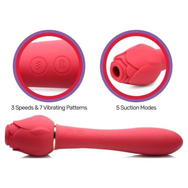 Vibrateur à Succion - Wild Rose - Suction Rose Icon brands Sensations plus