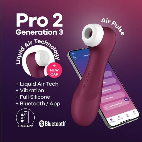 Vibrateur a Succions - Satisfyer - Pro 2 Generation 3 Connect App Satisfyer Sensations plus