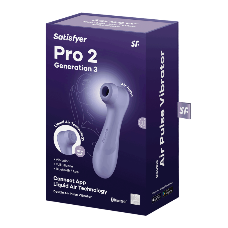 Vibrateur a Succions - Satisfyer - Pro 2 Generation 3 Connect App Satisfyer Sensations plus