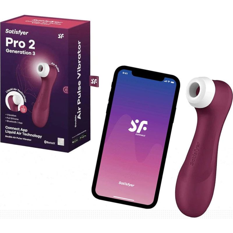 Vibrateur a Succions - Satisfyer - Pro 2 Generation 3 Connect App Satisfyer Sensations plus