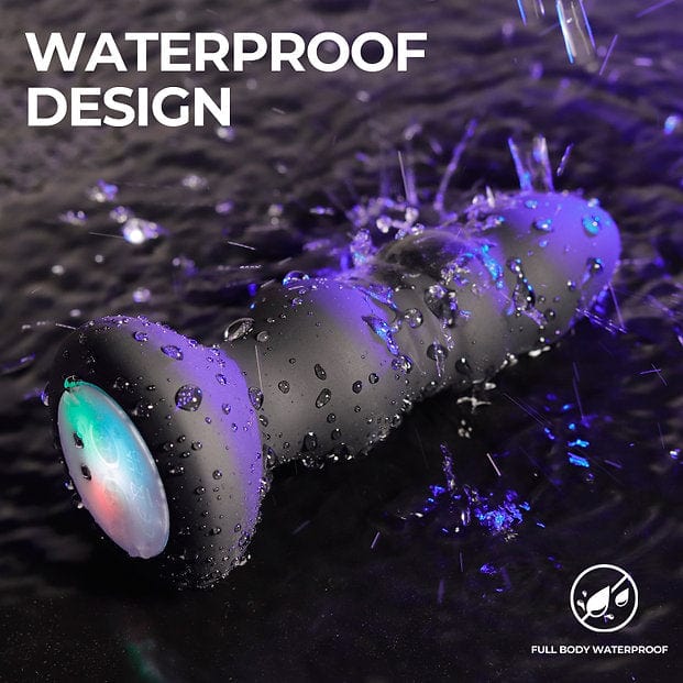 Vibrateur Anal à distance - Secwell - Thrusting Anal Plug Remote Control Led Secwell Sensations plus