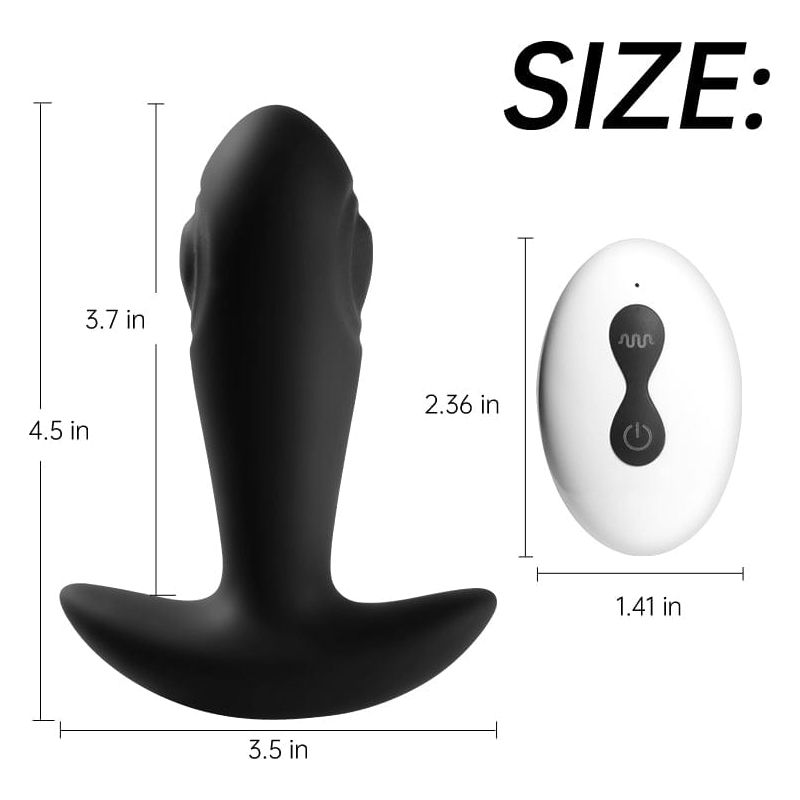 Vibrateur Anal Avec Télécommande - Secwell - Reggie Tapping Anal Plug Secwell Sensations plus