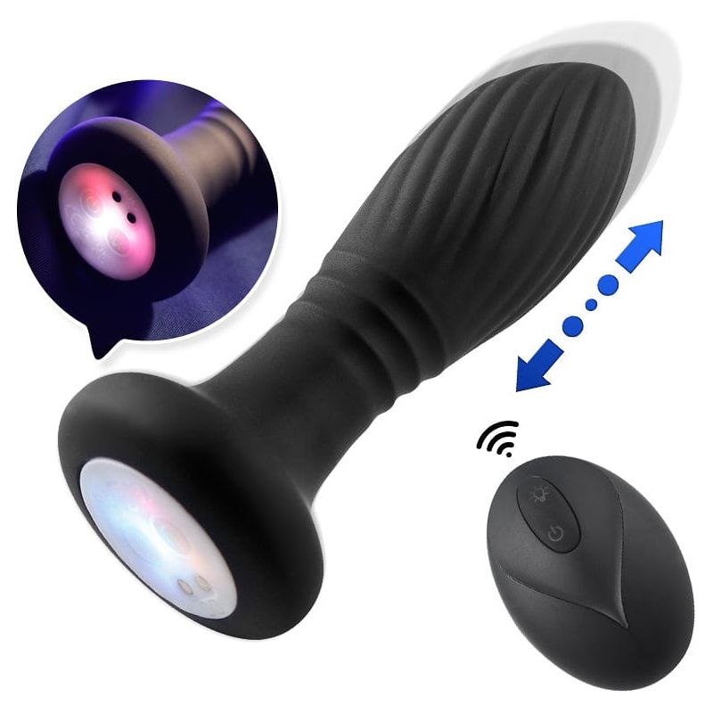 Vibrateur Anal Avec Télécommande - Secwell - Thrusting Anal Plug Secwell Sensations plus