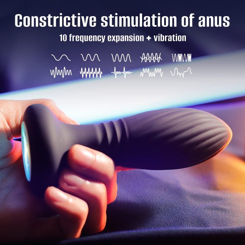 Vibrateur Anal Avec Télécommande - Secwell - Thrusting Anal Plug Secwell Sensations plus
