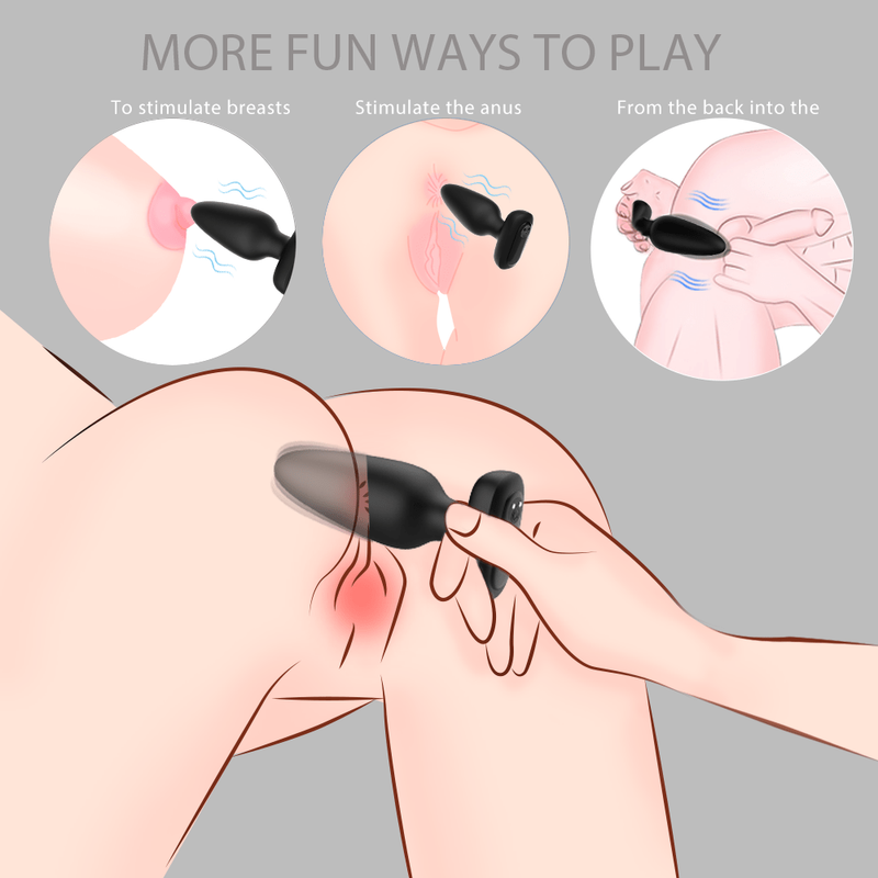 Vibrateur anal rechargeable - Adore U - Aisha Sensations Plus Sensations plus