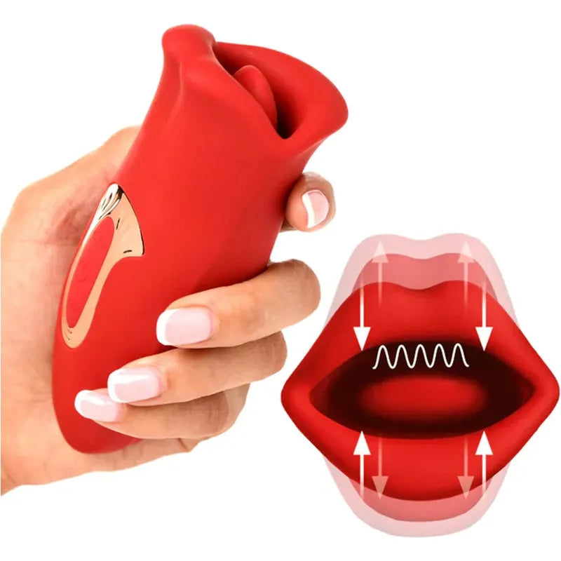 Vibrateur avec mouvements - Secwell - Big Mouth Master Secwell Sensations plus