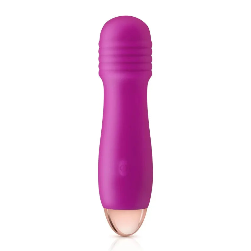 Vibrateur avec Tête à Stries - Joystick My First | 7 Modes, USB, Silicone Doux & Étanche My First Sensations plus