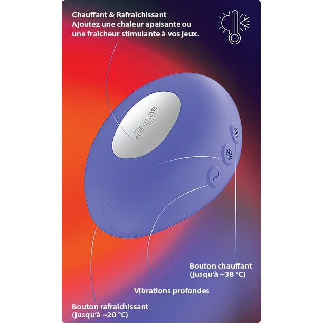 Vibrateur Chaud / Froid - We-Vibe Temp | Sensations Thermique & Vibrations Profondes We-Vibe Sensations plus