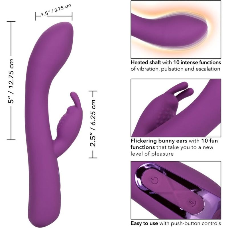 Vibrateur Chauffant - Jack Rabbit - Elite Warming Rabbit CalExotics Sensations plus