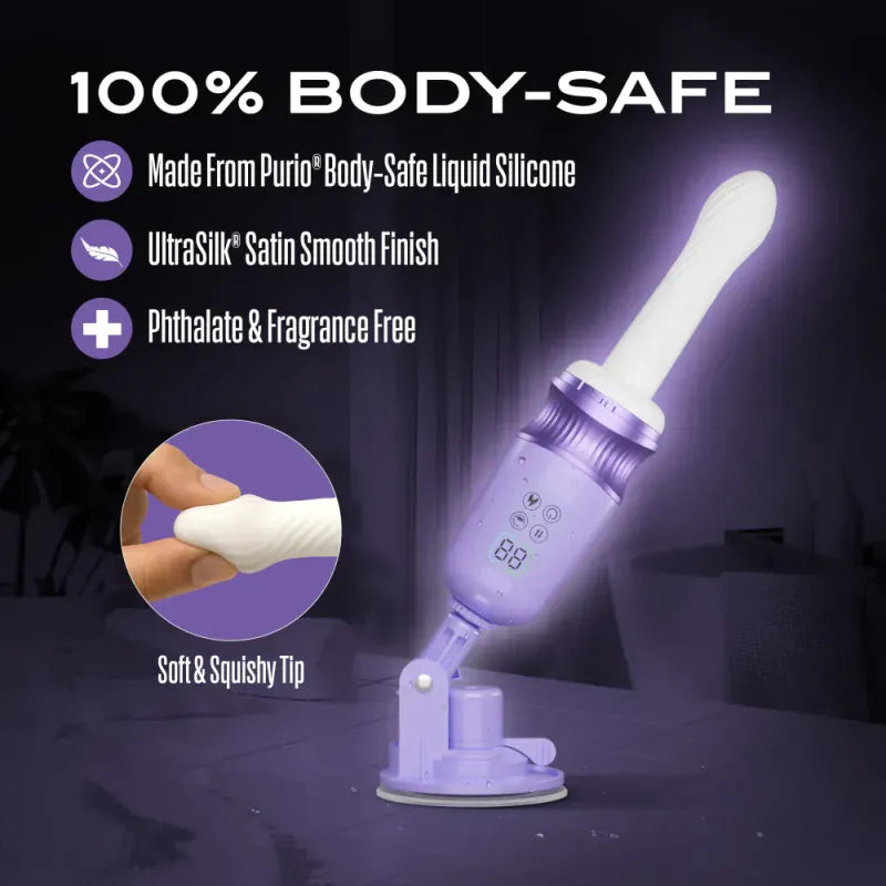 Vibrateur Chauffant & Va-et-Vient - Temptasia Violet Vixen | Jusqu’à 800 Coups par Minute Temptasia Sensations plus