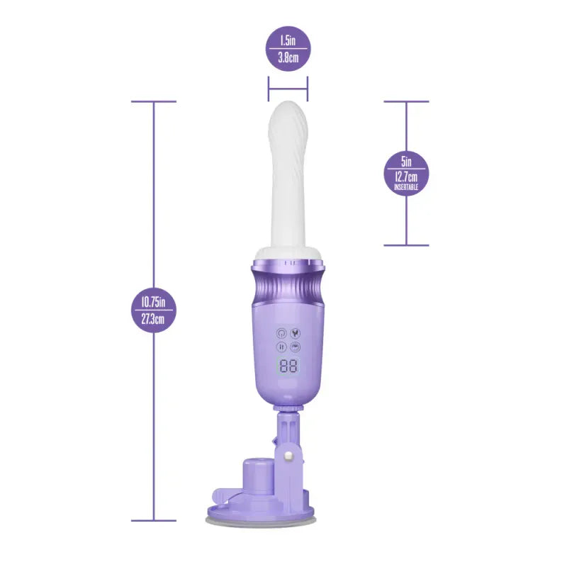 Vibrateur Chauffant & Va-et-Vient - Temptasia Violet Vixen | Jusqu’à 800 Coups par Minute Temptasia Sensations plus