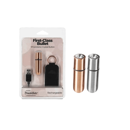 Vibrateur Clitoridien - First-Class Bullet 2.5" | Compact, Élégant & Puissant Power Bullet Sensations plus