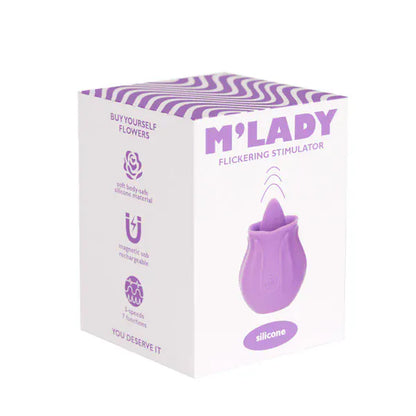 Vibrateur Clitoridien - M’Lady Flickering Tongue | Langue Vacillante 3 Vitesses & 7 Modes M’Lady Sensations plus