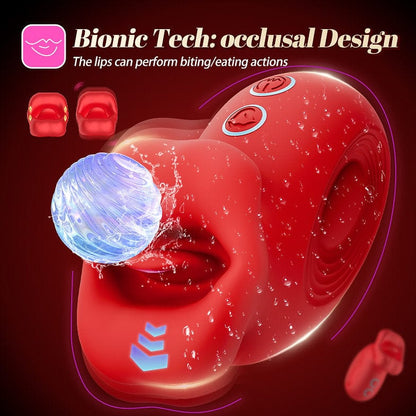 Vibrateur Clitoridien & Mamelons - Kiss Fun | Vibrations & Morsure Secwell Sensations plus