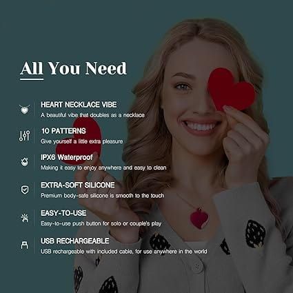 Vibrateur Collier En Forme De Coeur - Tracy's Dog - Beating Love Tracy's Dog Sensations plus