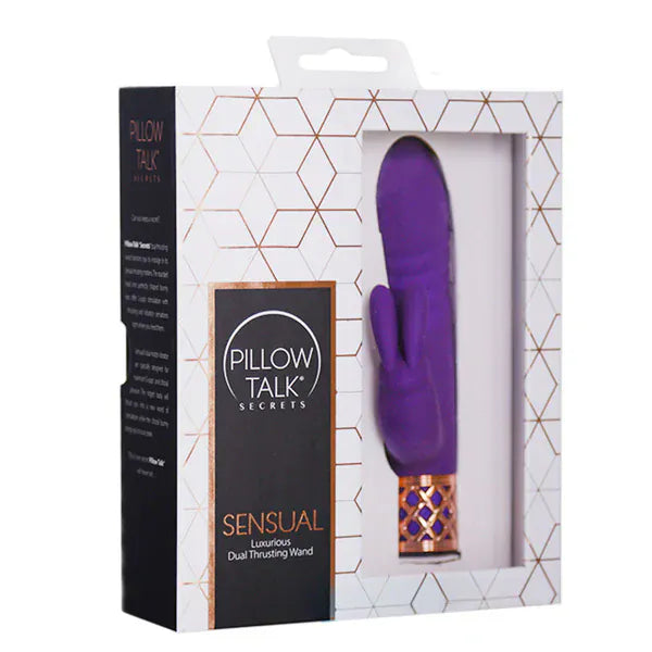 Vibrateur Double avec Mouvement - Pillow Talk Secrets  Sensual | Point G & Clitoris Pillow Talk Sensations plus