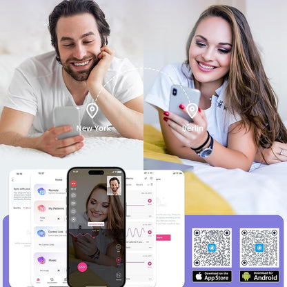 Vibrateur Double Extrémité - Hyphy Lovense | Puissant & Connecté pour Clitoris & Point G Lovense Sensations plus