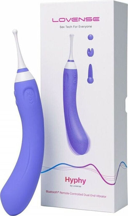 Vibrateur Double Extrémité - Hyphy Lovense | Puissant & Connecté pour Clitoris & Point G Lovense Sensations plus
