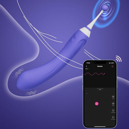 Vibrateur Double Extrémité - Hyphy Lovense | Puissant & Connecté pour Clitoris & Point G Lovense Sensations plus