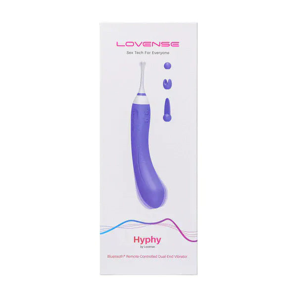 Vibrateur Double Extrémité - Hyphy Lovense | Puissant & Connecté pour Clitoris & Point G Lovense Sensations plus