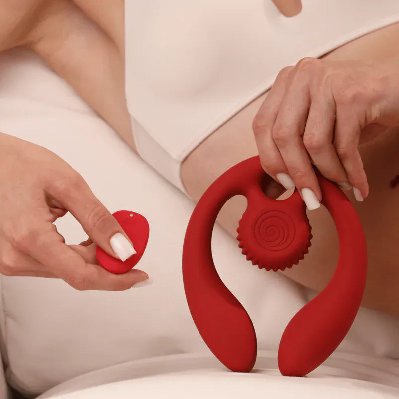 Vibrateur Double Pénétration - SVibe Snail GIZI Duo | Double Stimulation Interne & Externe SVibe Sensations plus