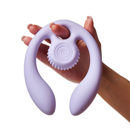 Vibrateur Double Pénétration - SVibe Snail GIZI Duo | Double Stimulation Interne & Externe SVibe Sensations plus
