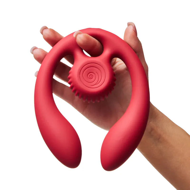 Vibrateur Double Pénétration - SVibe Snail GIZI Duo | Double Stimulation Interne & Externe SVibe Sensations plus