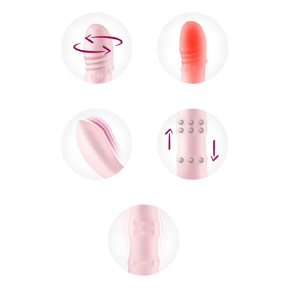Vibrateur Double Stimulation 5 en 1 - Yoba Cosy | 5 Fonctions Combinées & Multi-Orgasmes Yoba Paris Sensations plus