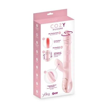 Vibrateur Double Stimulation 5 en 1 - Yoba Cosy | 5 Fonctions Combinées & Multi-Orgasmes Yoba Paris Sensations plus