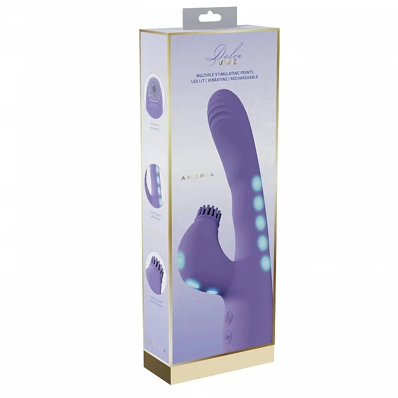 Vibrateur Double Stimulation - Andria | Dolce Vive Vive Sensations plus