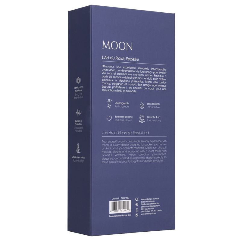 Vibrateur Double Stimulation - Celestia Moon Adore U | Clitoris & Point G Celestia - Adore U Sensations plus
