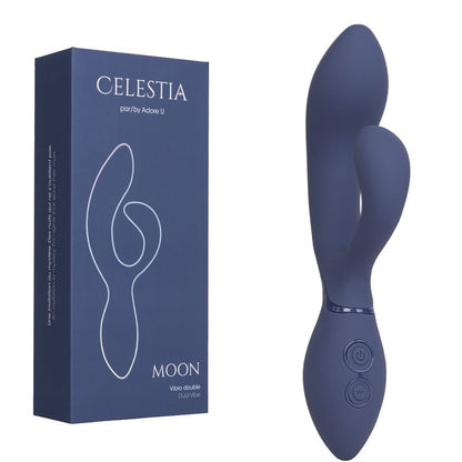 Vibrateur Double Stimulation - Celestia Moon Adore U | Clitoris & Point G Celestia - Adore U Sensations plus
