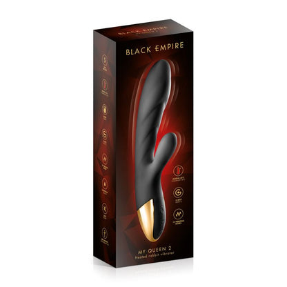Vibrateur Double Stimulation Chauffant - Black Empire My Queen 2 | Clitoris & Point G Black Empire Sensations plus