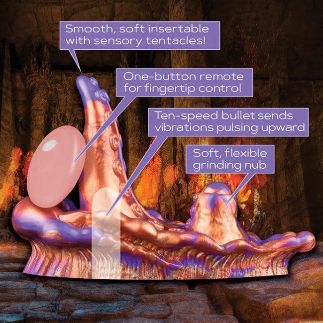 Vibrateur Double Stimulation - Copperhead | Tentaculaire & Rechargeable Icon Brands Sensations plus